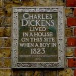 Dickens house sign
